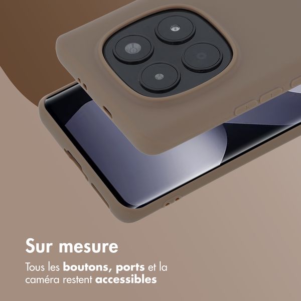imoshion Coque Couleur Xiaomi Redmi Note 15 (4G) - Marron