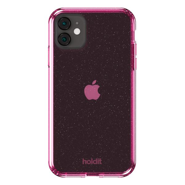Holdit Coque Pailletée Apple iPhone 11 / Xr - Rose