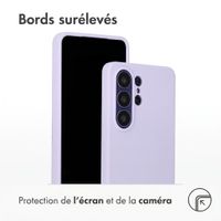 Accezz Coque Liquid Silicone avec MagSafe Samsung Galaxy S26 Ultra - Violet