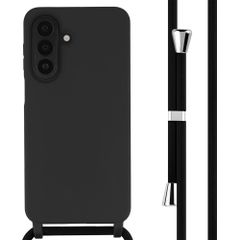 imoshion Coque en silicone avec cordon Samsung Galaxy A27 (5G) - Noir
