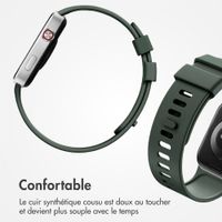 imoshion Bracelet silicone Xiaomi Smart Band 9 Pro / 8 Pro / Redmi Watch 6 / 5 / 4 - Vert foncé