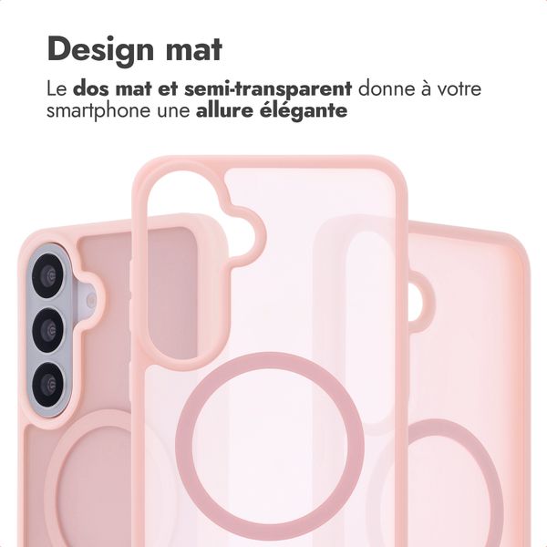 imoshion Coque Color Guard avec MagSafe Samsung Galaxy S26 FE / S25 FE - Rose clair