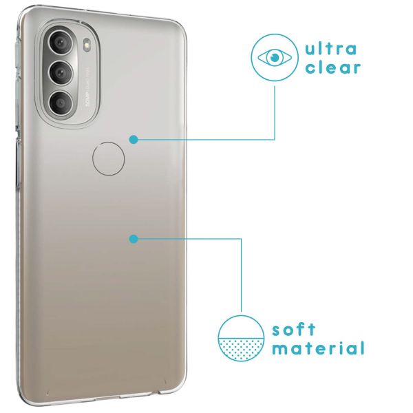 imoshion Softcase Back Cover Motorola Moto G51 - Transparent