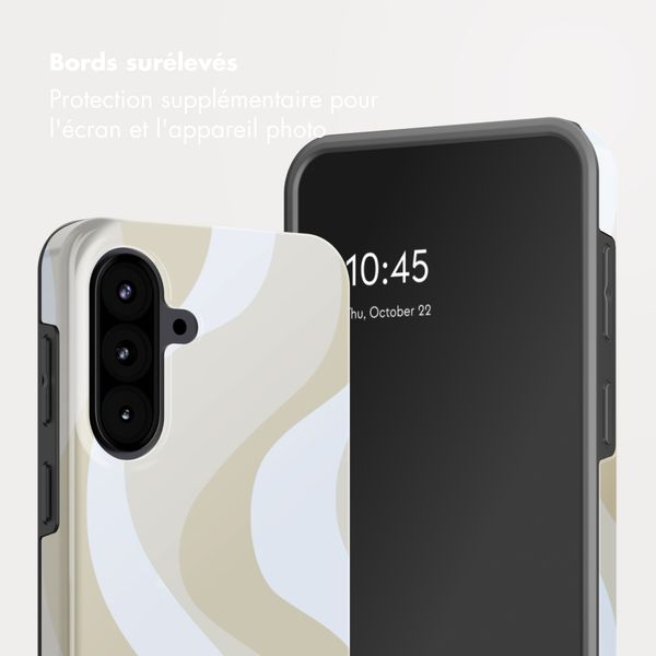 Selencia Coque arrière Vivid Samsung Galaxy A57 (5G) - Desert Waves Beige