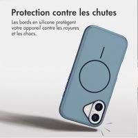 imoshion Coque arrière Color avec Thin MagSafe Ring Apple iPhone 17 - Bleu foncé