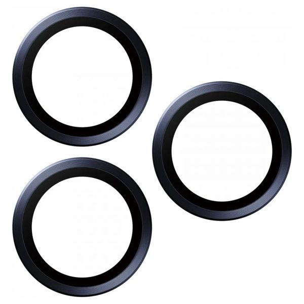 PanzerGlass Protection Caméra Hoops Optic Rings Apple iPhone 15 Pro / 15 Pro Max - Blue Titanium