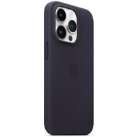 Apple Coque Leather MagSafe Apple iPhone 14 Pro - Ink