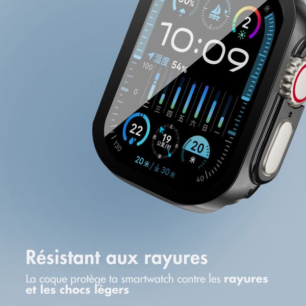 imoshion Coque rigide à couverture complète Apple Watch Ultra / Ultra 2 / Ultra 3 - 49 mm - Noir