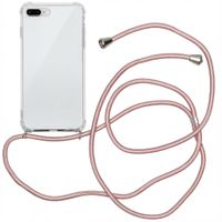 imoshion Coque arrière transparente avec cordon Apple iPhone 8 Plus / 7 Plus - Rose Doré