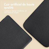 imoshion Étui de liseuse portefeuille Slim Soft Pocketbook Verse / Verse Pro / Verse Pro Color / Vivlio Light / Light HD - Noir