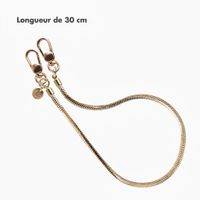 Selencia Cordon de téléphone Sleek Chain - Gold