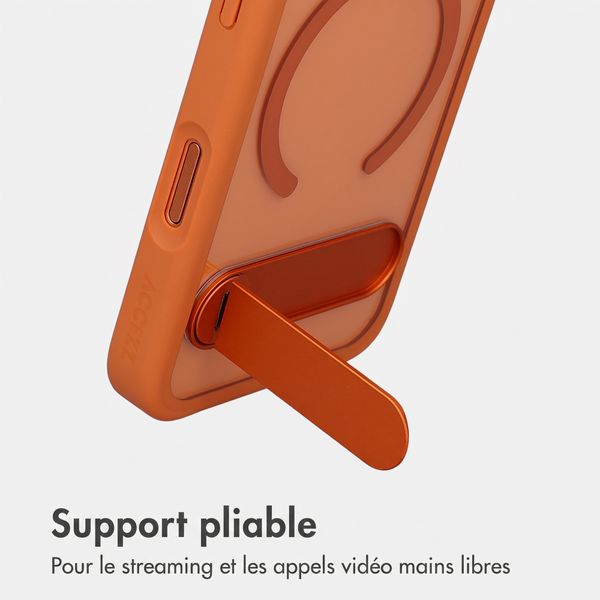 Accezz Coque arrière Hold avec MagSafe Apple iPhone 18 Pro / 17 Pro - Cosmic Orange