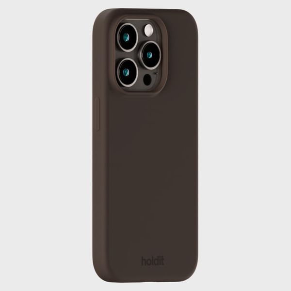 Holdit Coque Silicone Apple iPhone 15 Pro Max - Chocolate