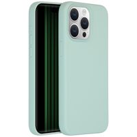 Accezz Coque Liquid Silicone Apple iPhone 15 Pro Max - Sky Blue