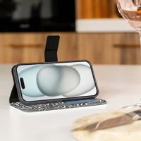 imoshion Étui de télephone portefeuille Design Motorola Moto G24 Power - Black And White
