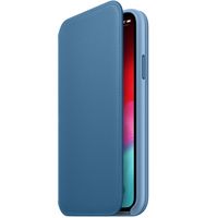 Apple Étui de télephone portefeuille Leather Folio Apple iPhone X / Xs - Cape Cod Blue