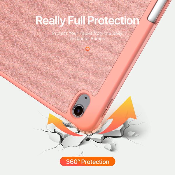 Dux Ducis Coque tablette Domo Apple iPad Air 13 pouces (2026) M4 / (2025) M3 / (2024) M2 - Rose