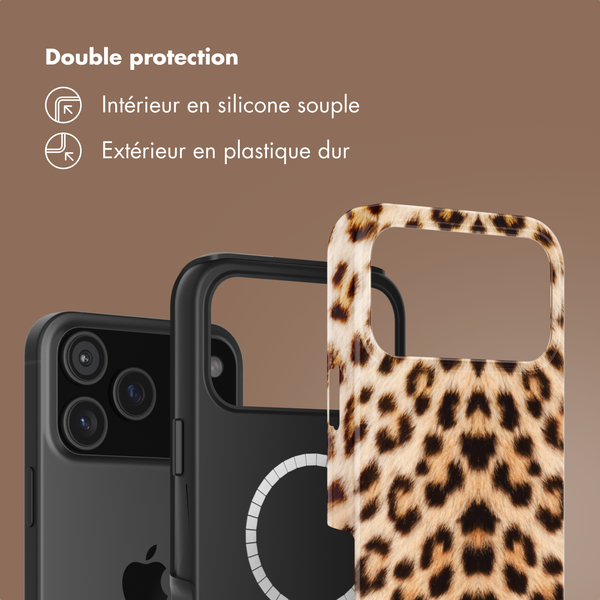 Selencia Coque arrière Vivid avec MagSafe Apple iPhone 17 Pro - Wild Leo