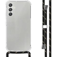 imoshion Coque arrière transparente avec cordon Samsung Galaxy A15 (5G/4G) - Noir / Or