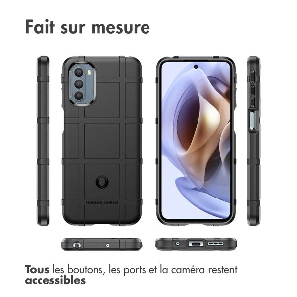 imoshion Coque Rugged Shield Motorola Moto G31 / G41 - Noir
