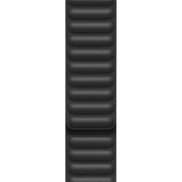 Apple Bracelet Leather Link Apple Watch | 38/40/41/42 mm - Taille S/M - Noir