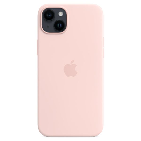 Apple 4 Pack Coque en silicone MagSafe iPhone 14 Plus - Chalk Pink + Succulent + Elderberry + Midnight