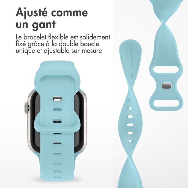imoshion Bracelet en silicone⁺ Apple Watch | 38/40/41/42 mm - Taille S/M - Sapphire Blue