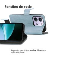 imoshion Étui de télephone portefeuille de luxe Xiaomi Redmi 15C (5G) - Bleu clair