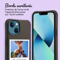 Coque Color MagSafe avec cordon amovible et photo et/ou texte personnalisés Apple iPhone 13 - Polaroid