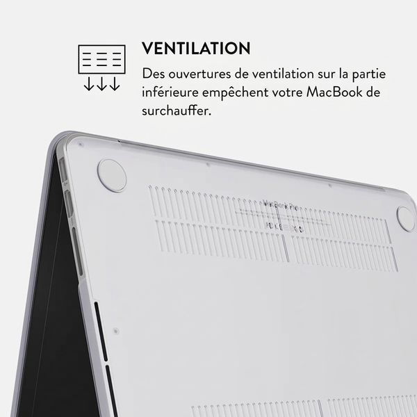 Burga Coque Rigide Apple MacBook Air 13 pouces (2022 / 2024 M3 / 2025 M4 / 2026 M5) - Sorry Busy