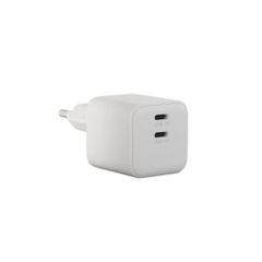 Zens Chargeur compact 2x USB-C 45W - Adaptateur secteur - Blanc