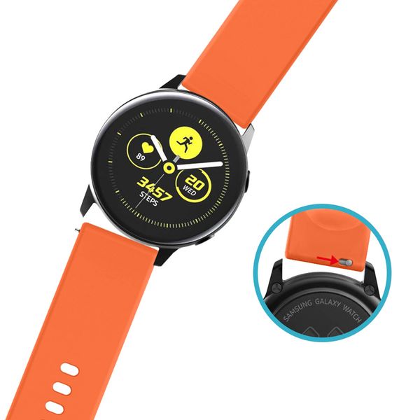 imoshion Bracelet silicone Samsung Galaxy Watch 4 / 5 / 6 / 7 / FE (20 mm) - Orange