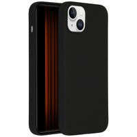 Accezz Coque Liquid Silicone avec MagSafe Apple iPhone 15 Plus - Noir