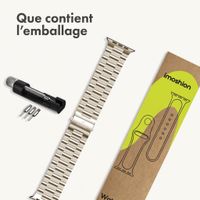 imoshion Bracelet acier Apple Watch | 44/45/46/49 mm - Starlight