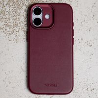 Decoded Coque en cuir MagSafe Apple iPhone 17 - Burgundy