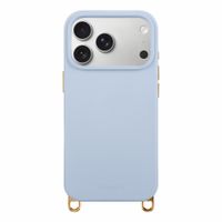 Selencia Coque arrière Rivièra avec MagSafe avec crochets amovibles Apple iPhone 17 Pro Max - Powder Blue