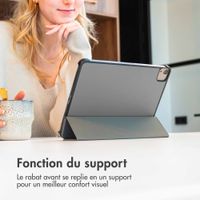 imoshion Coque tablette Trifold Apple iPad 6 (2018) 9.7 pouces / iPad 5 (2017) 9.7 pouces / Air 2 (2014)/Air 1 (2013) - Gris