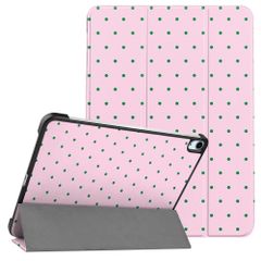 imoshion Coque tablette Design Trifold Apple iPad Air 11 pouces (2026) M4 / (2025) M3 / (2024) M2 / Air 5 (2022) / Air 4 (2020) - Happy Dots