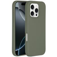 Accezz Coque Liquid Silicone avec MagSafe Apple iPhone 16 Pro Max - Cooper Green