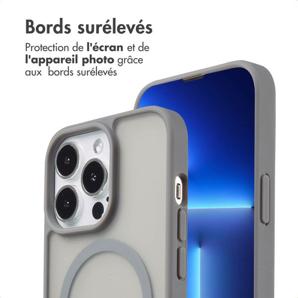 imoshion Coque Color Guard avec MagSafe Apple iPhone 13 Pro - Gris