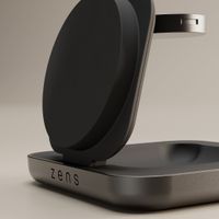 Zens Nightstand Charger Pro 2 next gen - Chargeur sans fil pour téléphone / earbuds / Apple Watch - MagSafe et Qi2 - Noir