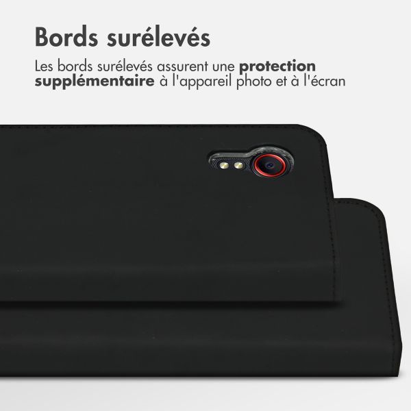 Accezz Étui de télephone Wallet Samsung Galaxy Xcover 5 - Noir