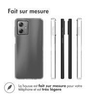 Accezz Coque Clear Motorola Moto G54 - Transparent