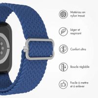 imoshion Bracelet nylon tissé Apple Watch | 38/40/41/42 mm - Bleu foncé