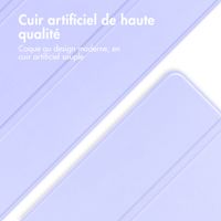 imoshion Coque tablette Trifold Apple iPad 9 (2021) 10.2 pouces / iPad 8 (2020) 10.2 pouces / iPad 7 (2019) 10.2 pouces - Lila
