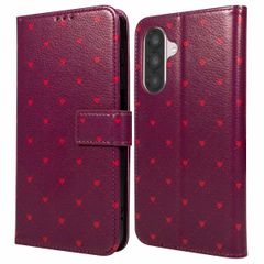 imoshion Étui de télephone portefeuille Design Samsung Galaxy A26 - Crush Check Coral Dust