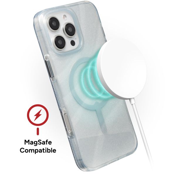 ZAGG Coque Milan Snap avec MagSafe Apple iPhone 16 Pro Max - Swirl Glitter