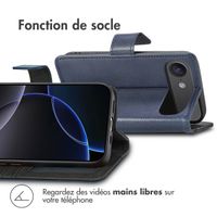 imoshion Étui de télephone portefeuille de luxe Apple iPhone Air - Bleu foncé