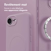 imoshion Coque Couleur avec MagSafe Apple iPhone 17e / 16e - Violet