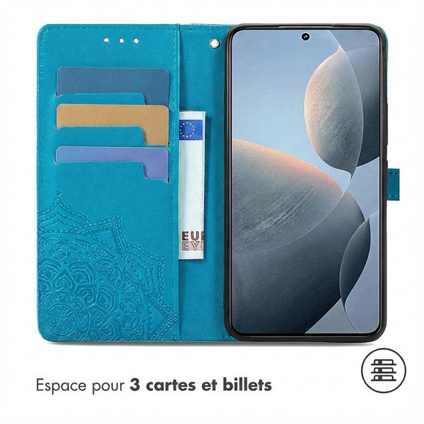imoshion Etui de télephone Mandala Xiaomi Poco X6 Pro - Turquoise